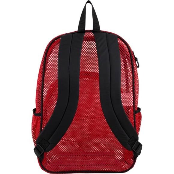 Heavy Duty Mesh Beach Backpack Lightweight Bungee See Through for Travel,College main image 4